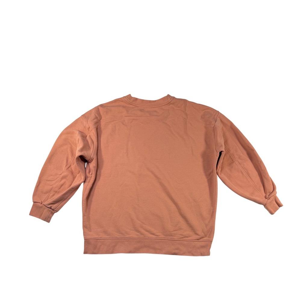 Lululemon Perfectly Oversized Crewneck Sweatshirt Orange Terracotta Size 8 - Picture 3 of 7